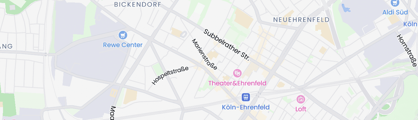 Karte mit dem ungefähren Standort