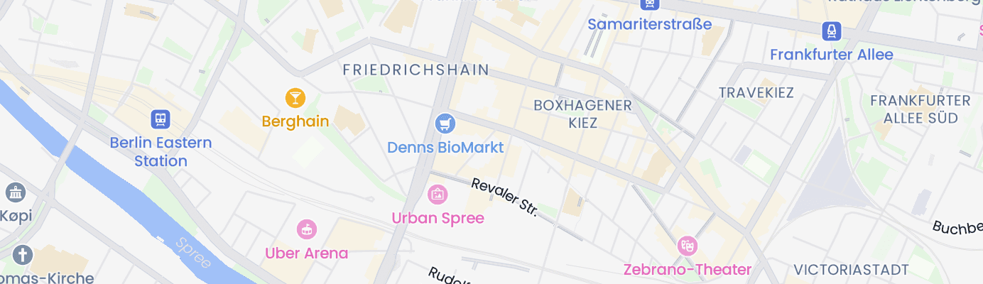 Karte mit dem ungefähren Standort