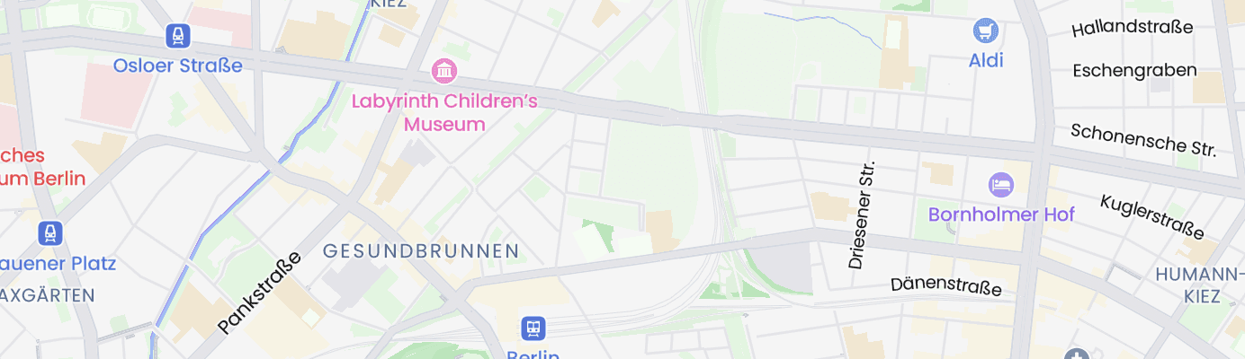 Karte mit dem ungefähren Standort