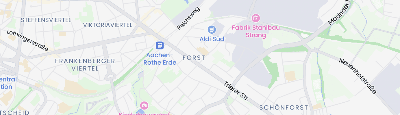 Karte mit dem ungefähren Standort
