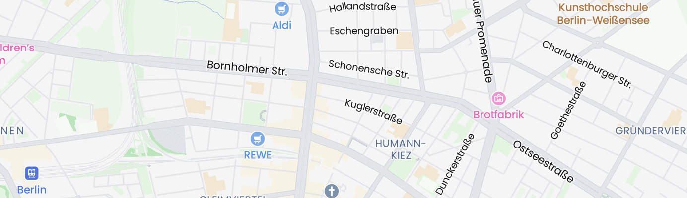 Karte mit dem ungefähren Standort