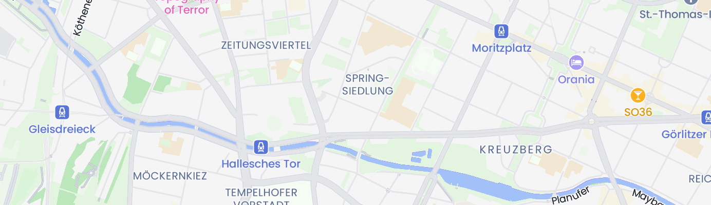 Karte mit dem ungefähren Standort