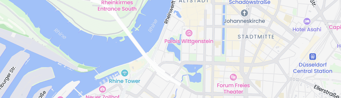 Karte mit dem ungefähren Standort