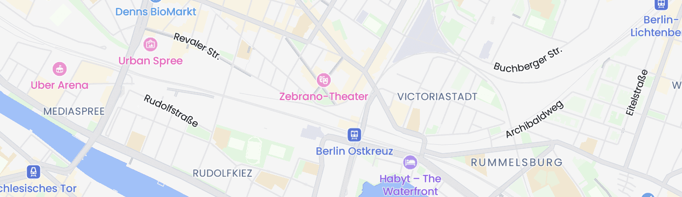 Karte mit dem ungefähren Standort