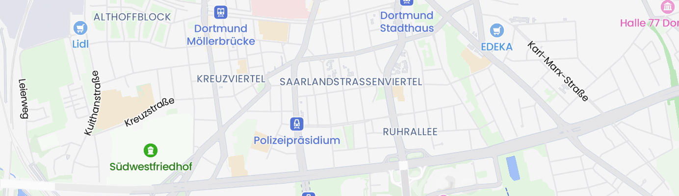 Karte mit dem ungefähren Standort