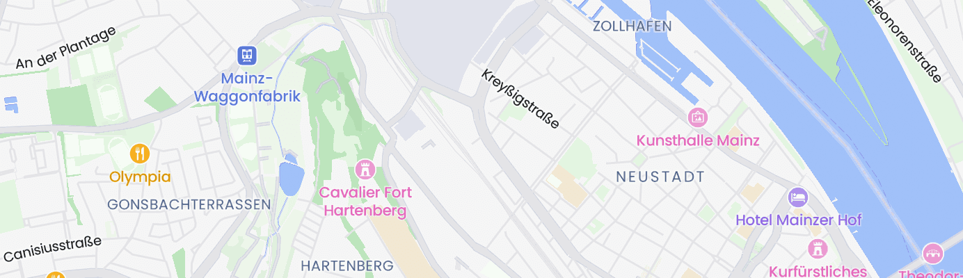 Karte mit dem ungefähren Standort