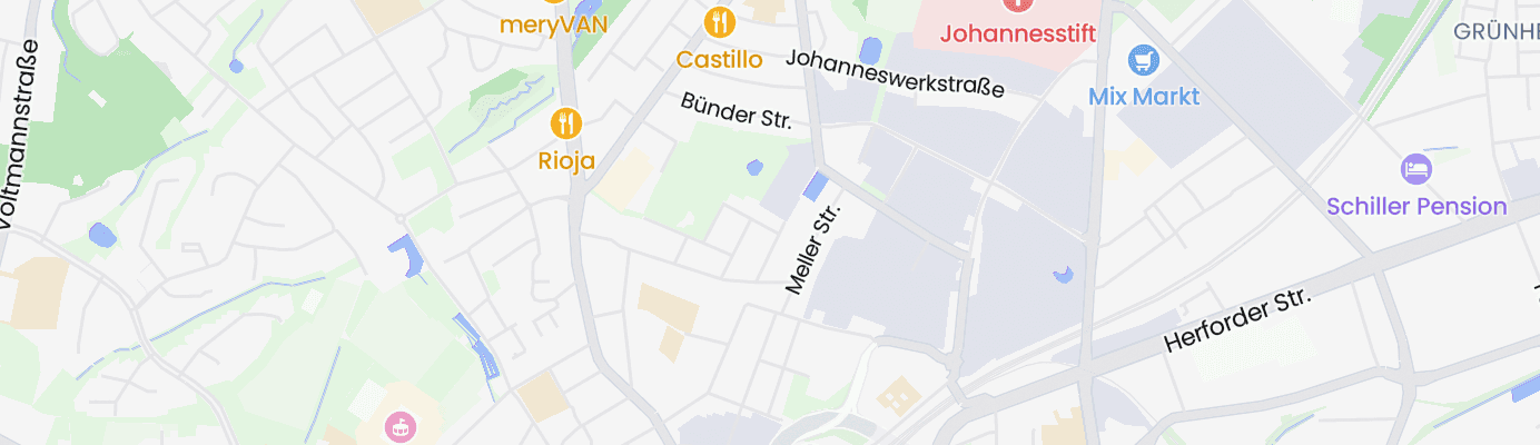 Karte mit dem ungefähren Standort