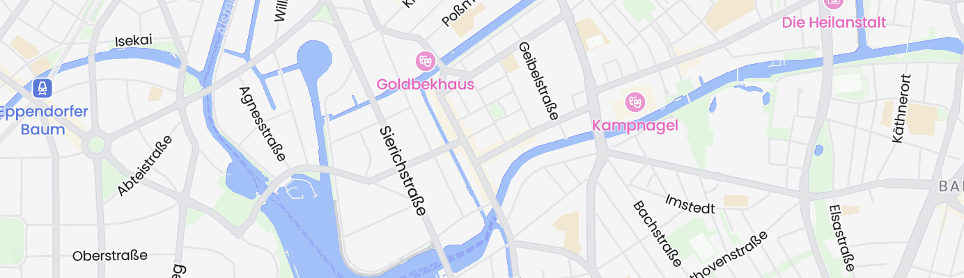 Karte mit dem ungefähren Standort