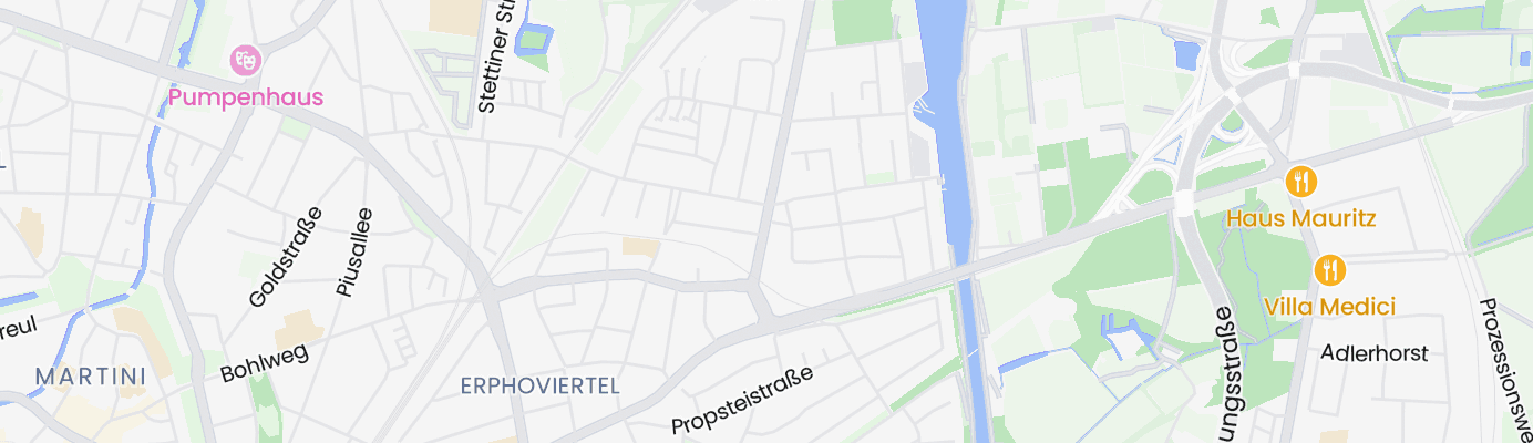 Karte mit dem ungefähren Standort