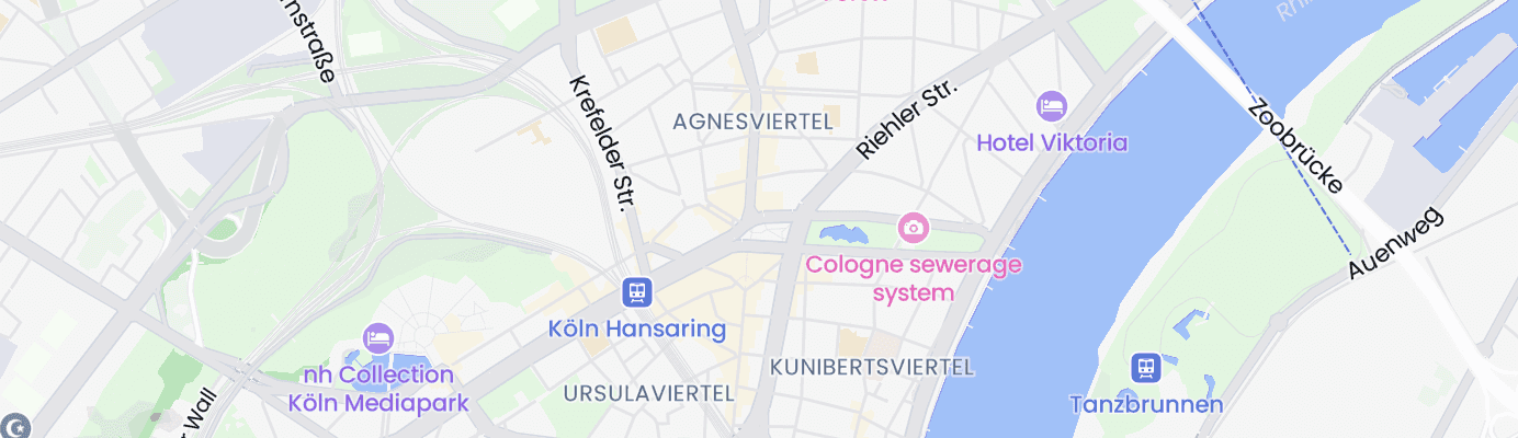 Karte mit dem ungefähren Standort