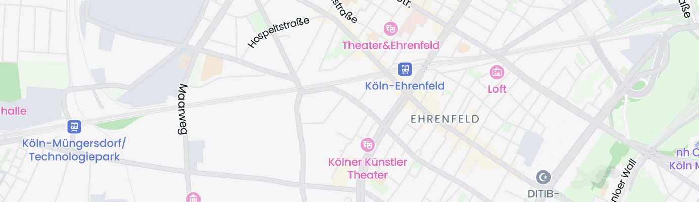 Karte mit dem ungefähren Standort
