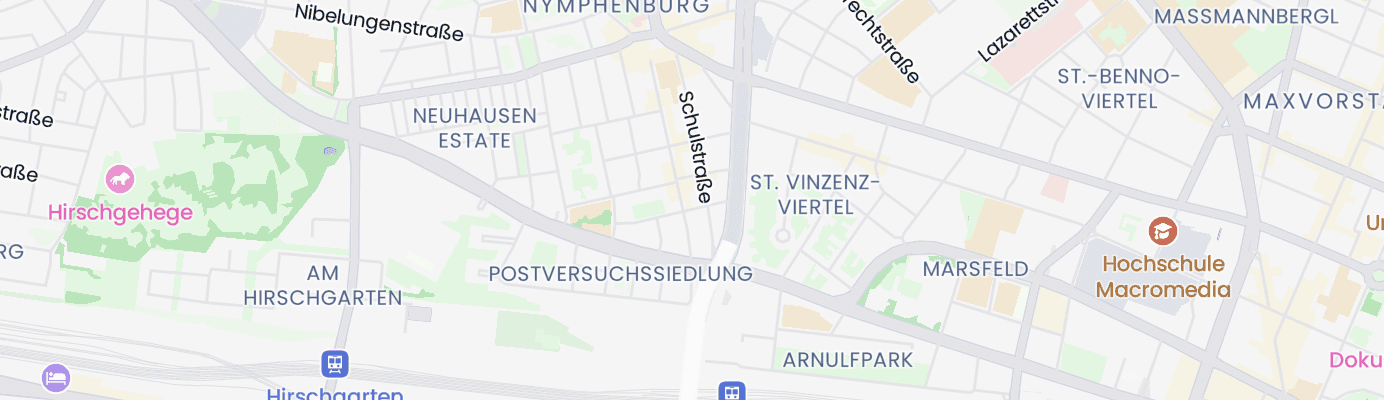 Karte mit dem ungefähren Standort