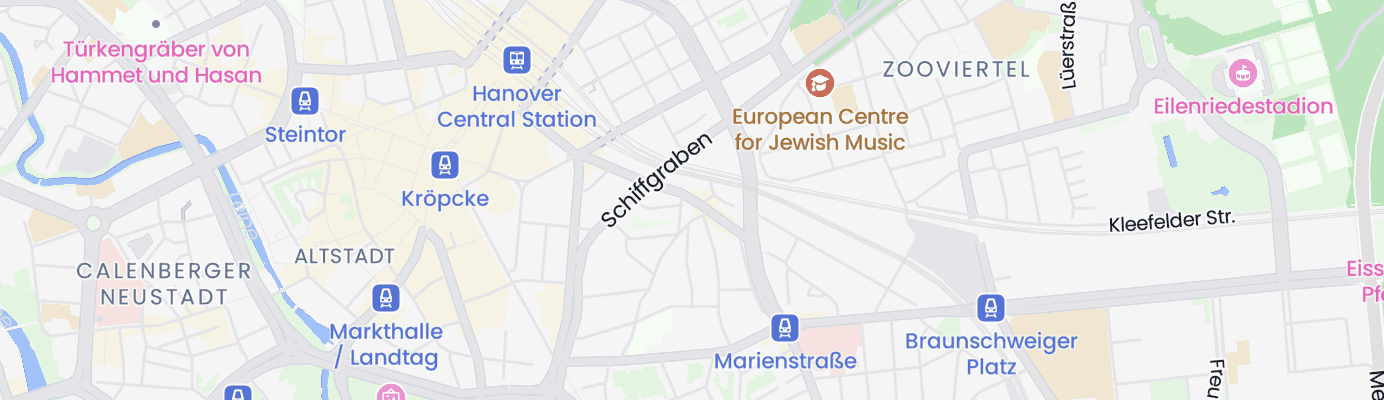 Karte mit dem ungefähren Standort