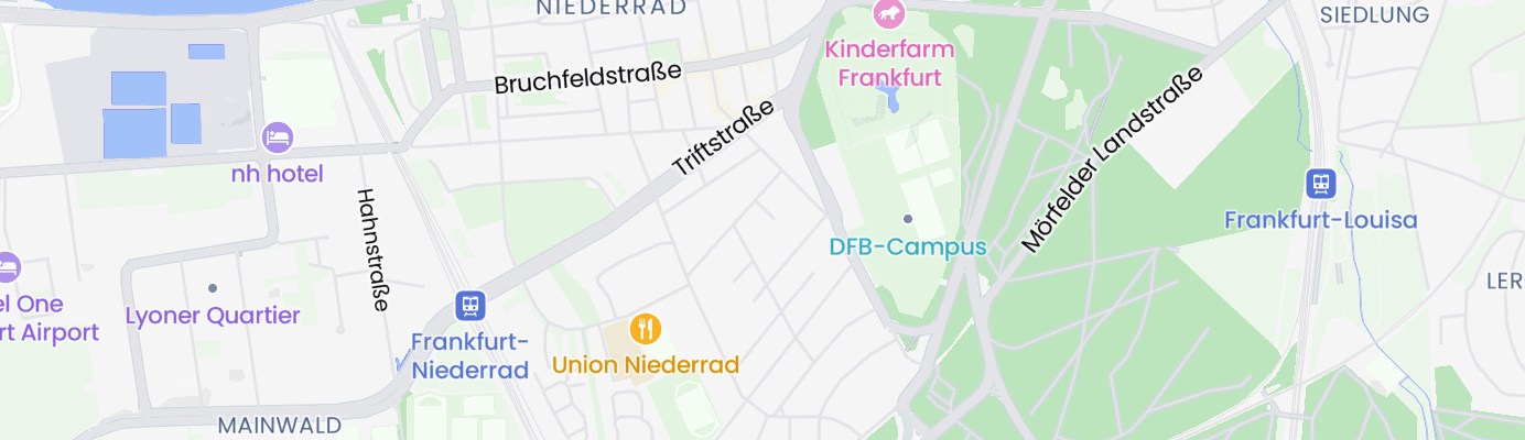 Karte mit dem ungefähren Standort