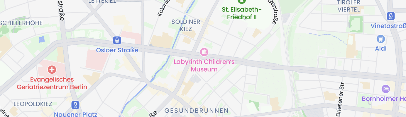 Karte mit dem ungefähren Standort