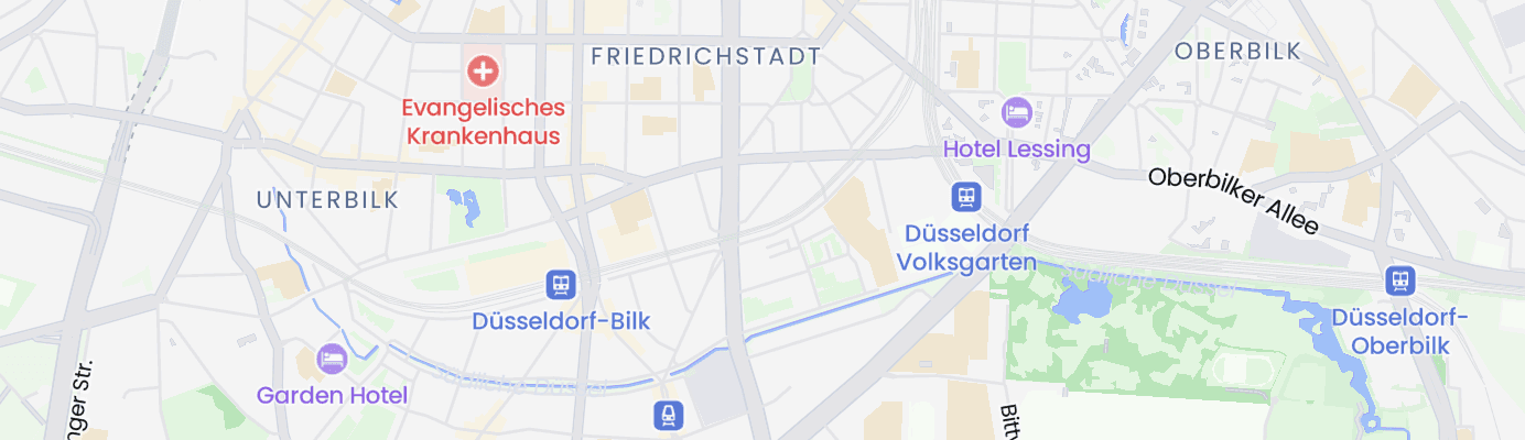Karte mit dem ungefähren Standort