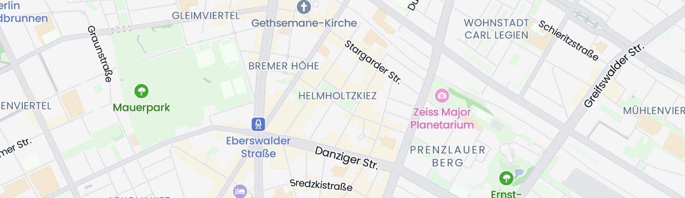 Karte mit dem ungefähren Standort