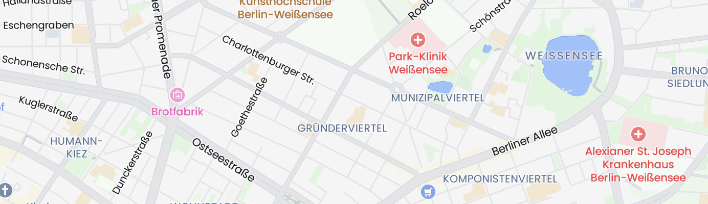 Karte mit dem ungefähren Standort