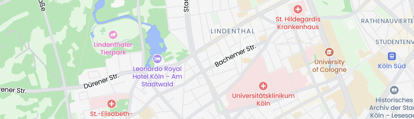 Karte mit dem ungefähren Standort