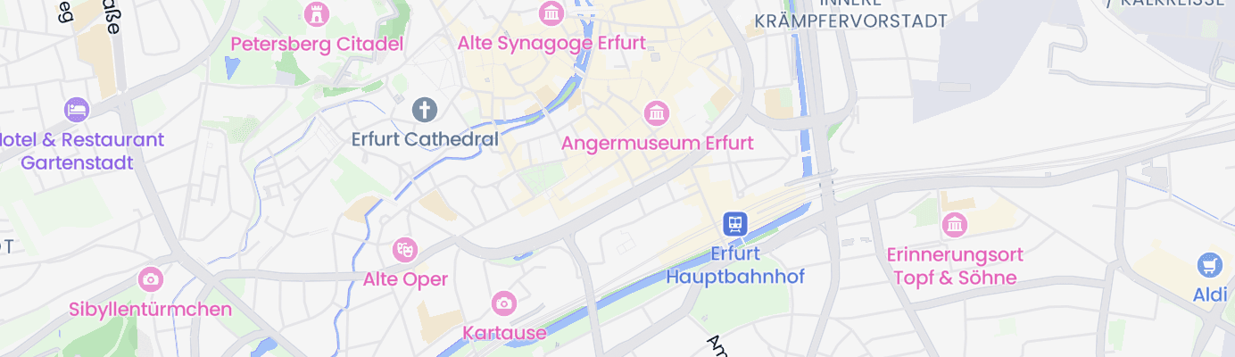 Karte mit dem ungefähren Standort