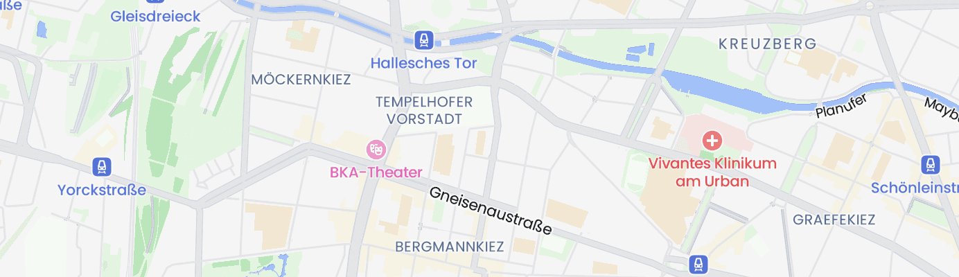 Karte mit dem ungefähren Standort