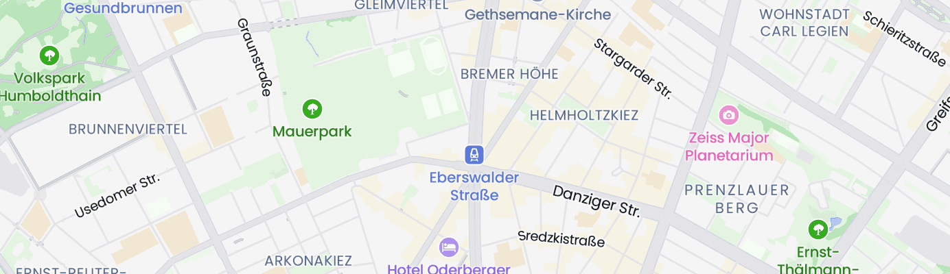 Karte mit dem ungefähren Standort