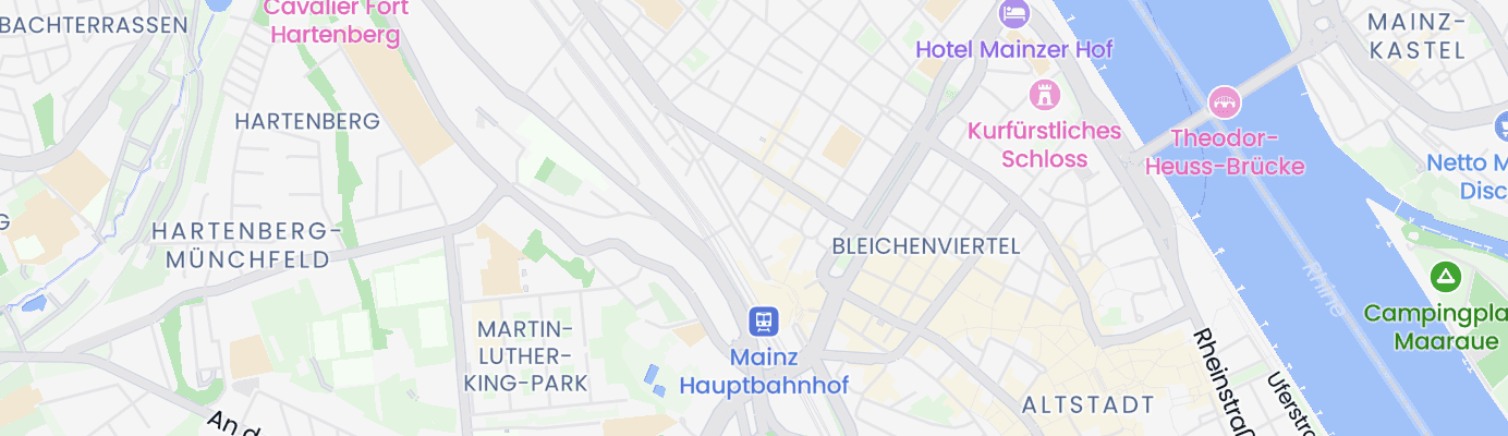 Karte mit dem ungefähren Standort