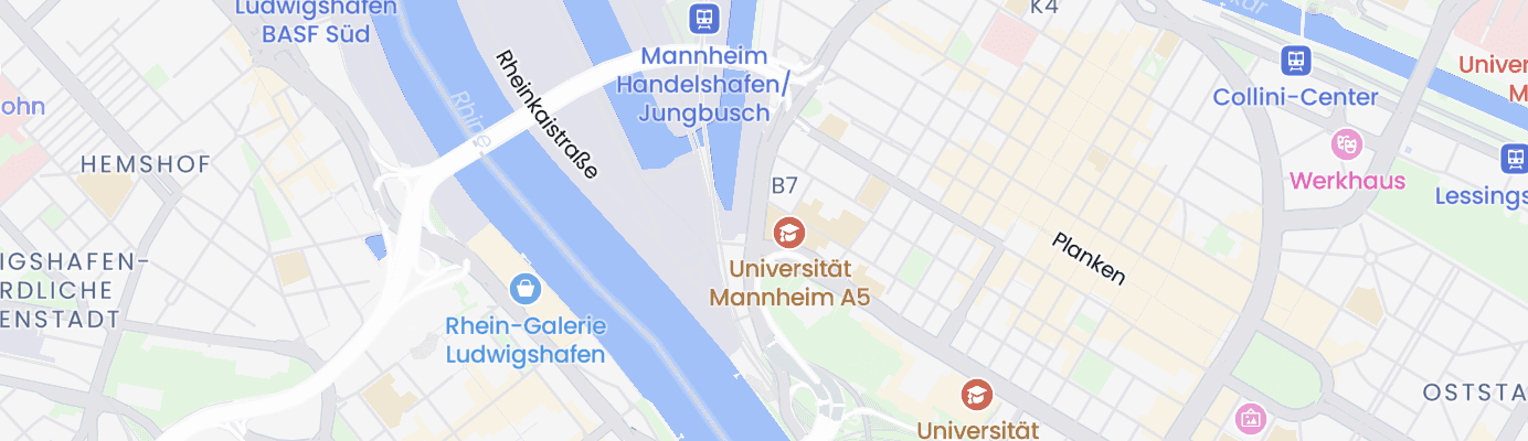 Karte mit dem ungefähren Standort