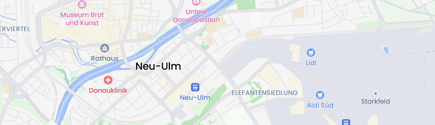 Karte mit dem ungefähren Standort