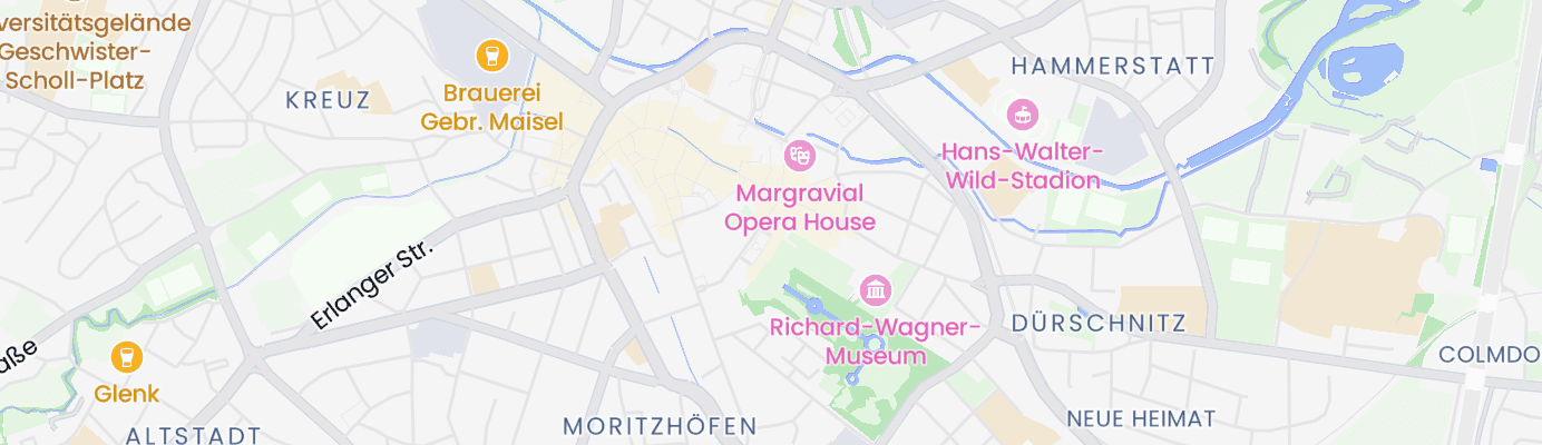 Karte mit dem ungefähren Standort