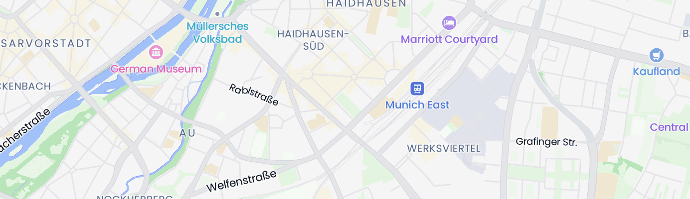 Karte mit dem ungefähren Standort