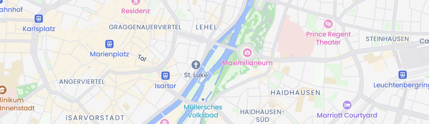 Karte mit dem ungefähren Standort