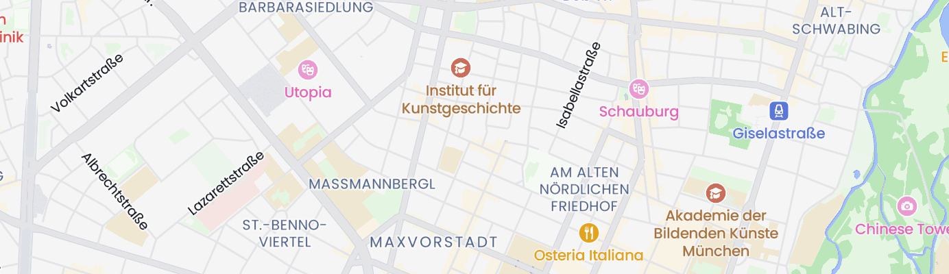 Karte mit dem ungefähren Standort