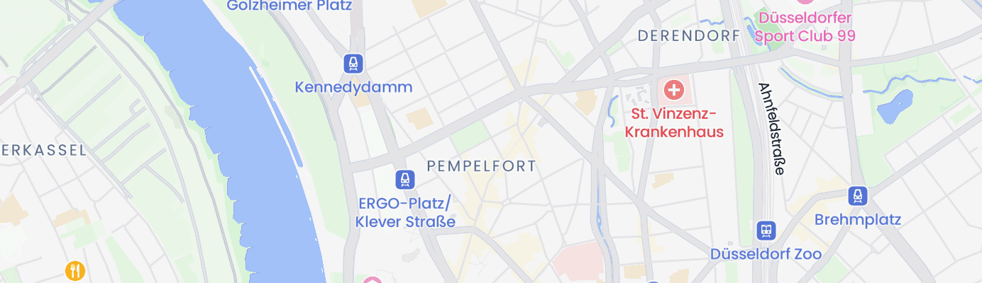 Map showing the approximate location