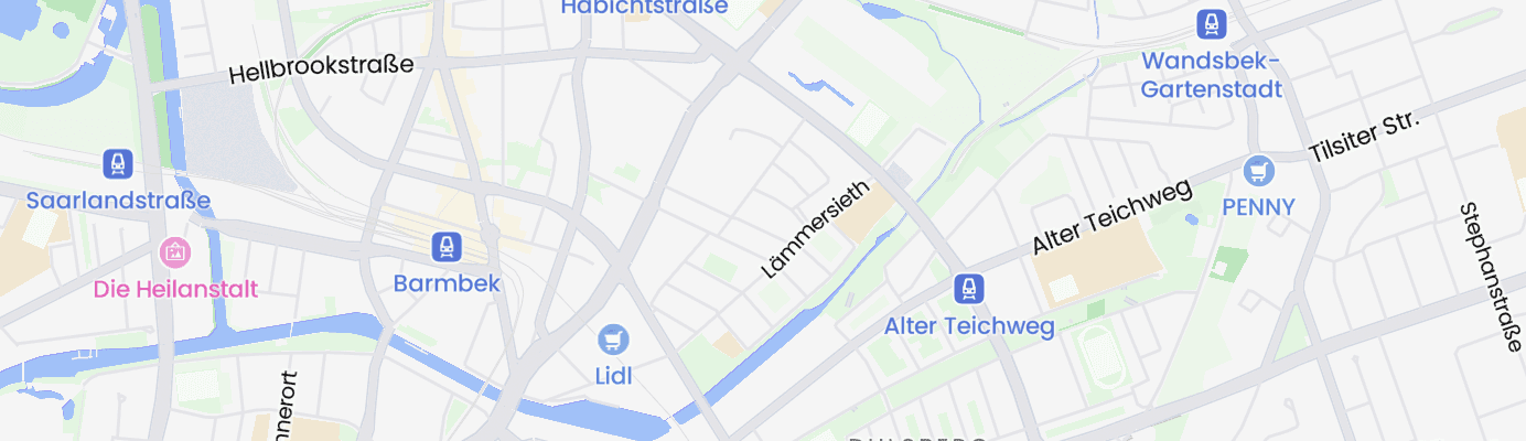 Karte mit dem ungefähren Standort