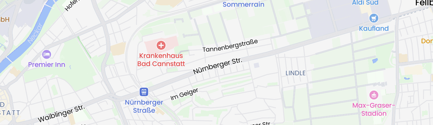 Karte mit dem ungefähren Standort