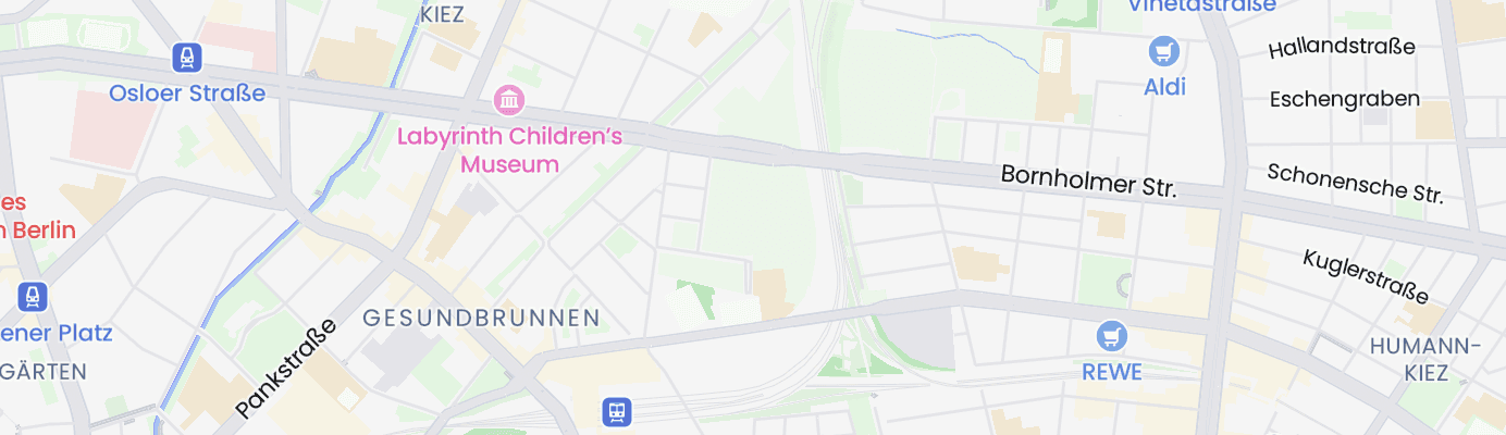 Karte mit dem ungefähren Standort