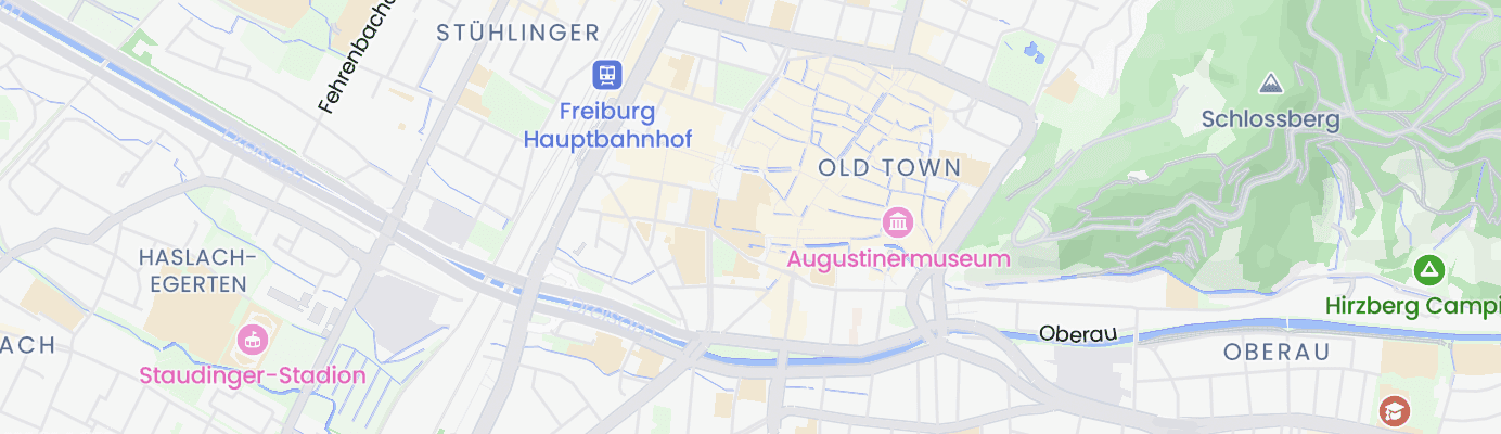 Karte mit dem ungefähren Standort