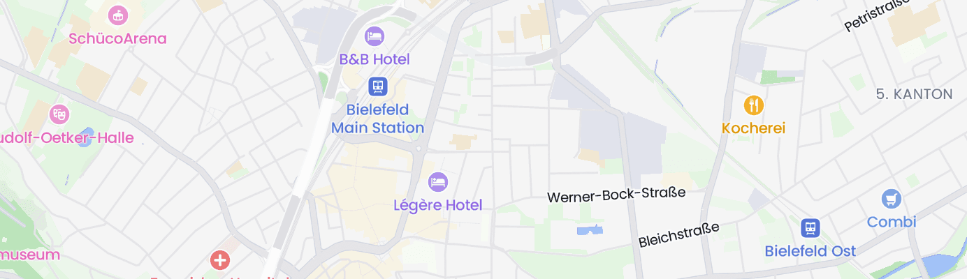Karte mit dem ungefähren Standort