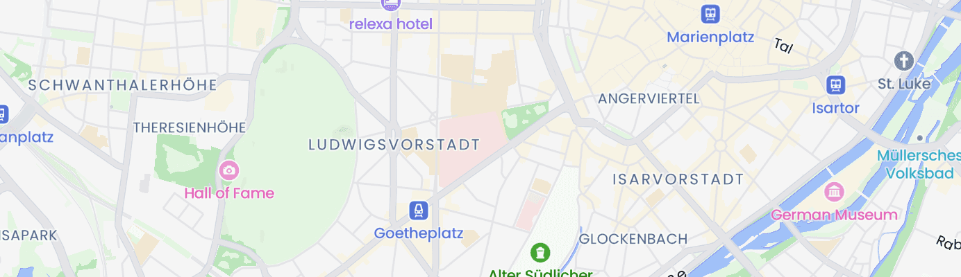 Karte mit dem ungefähren Standort