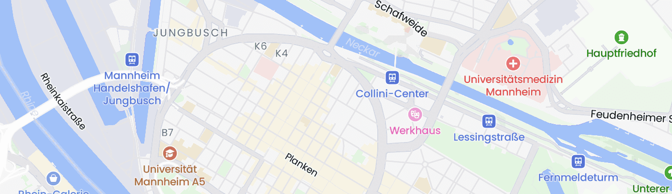 Karte mit dem ungefähren Standort