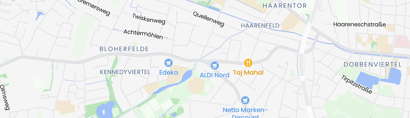 Karte mit dem ungefähren Standort