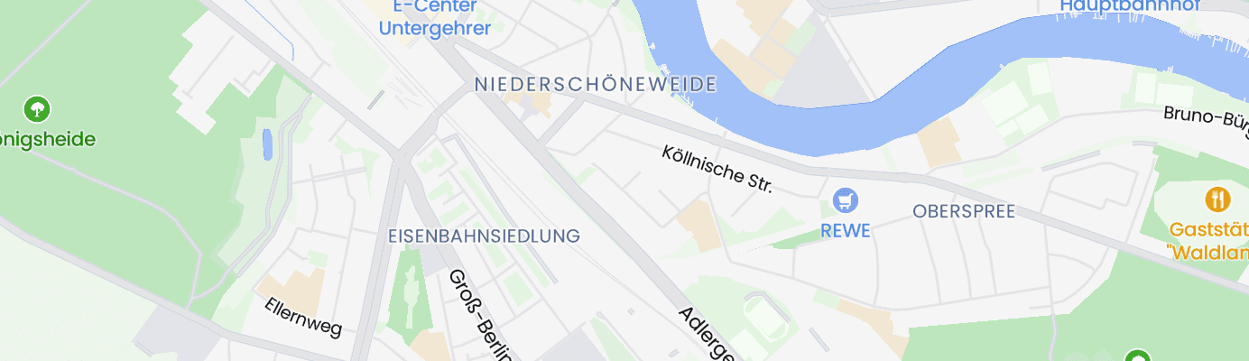 Karte mit dem ungefähren Standort