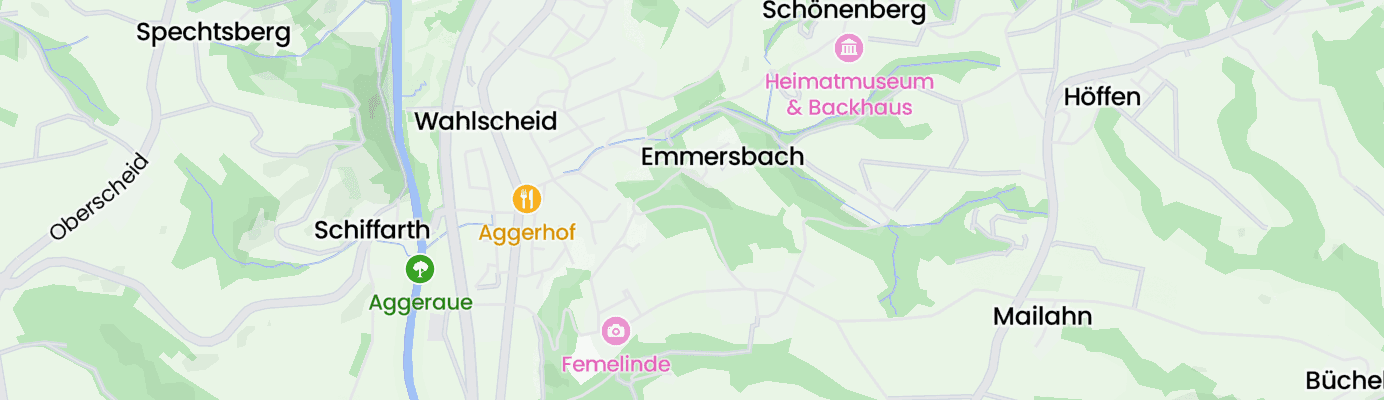 Karte mit dem ungefähren Standort