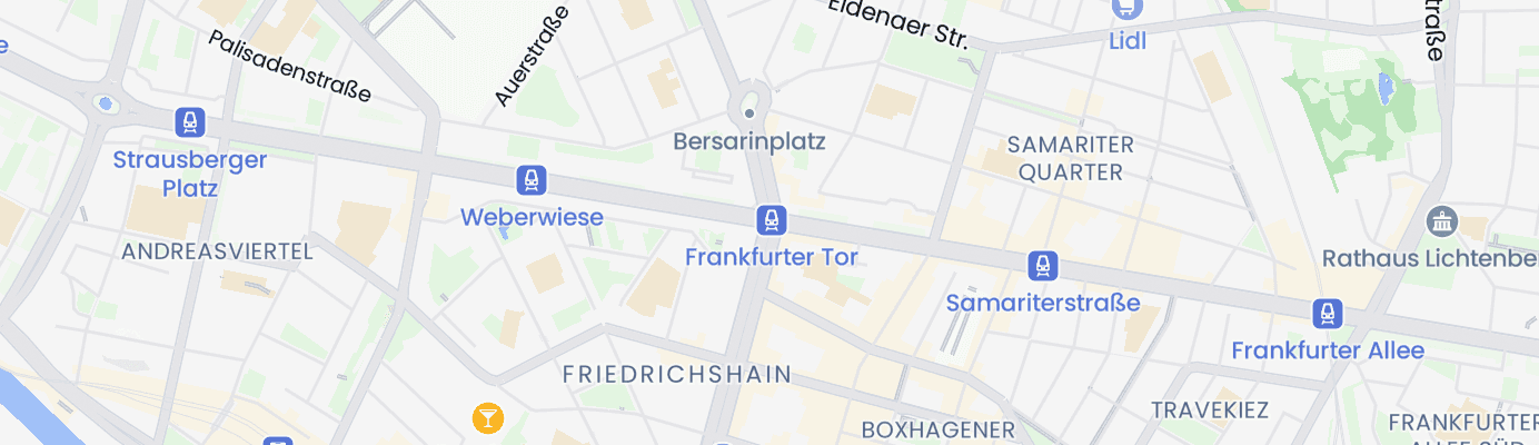 Karte mit dem ungefähren Standort