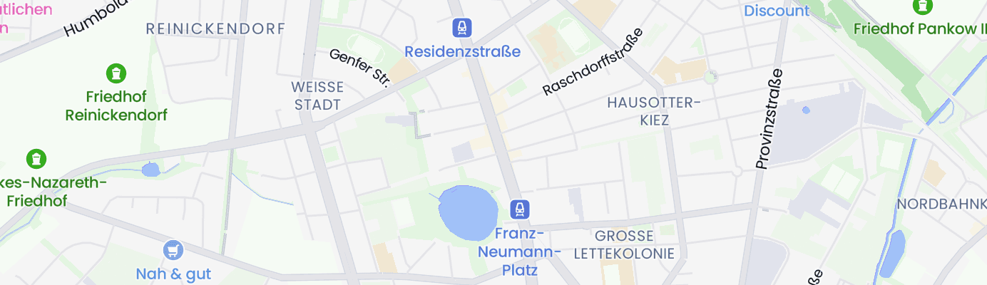 Karte mit dem ungefähren Standort