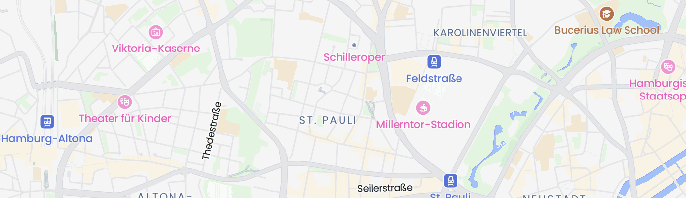Karte mit dem ungefähren Standort
