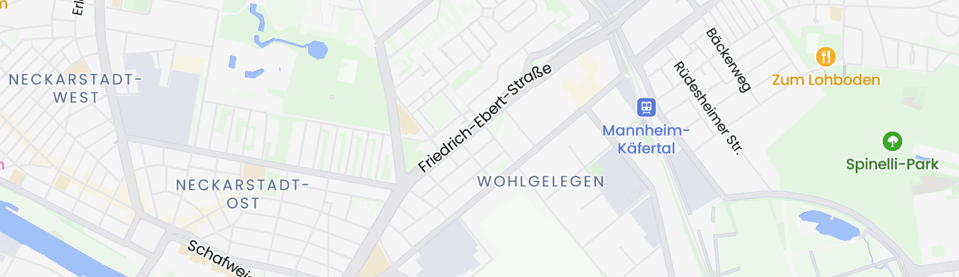Karte mit dem ungefähren Standort