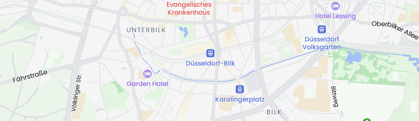 Karte mit dem ungefähren Standort