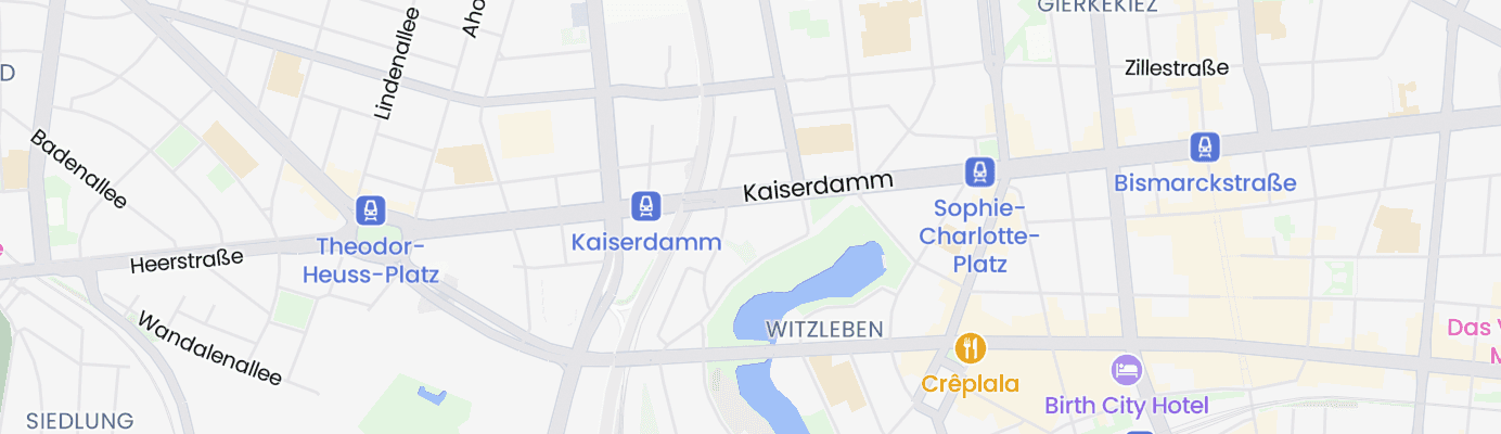 Karte mit dem ungefähren Standort